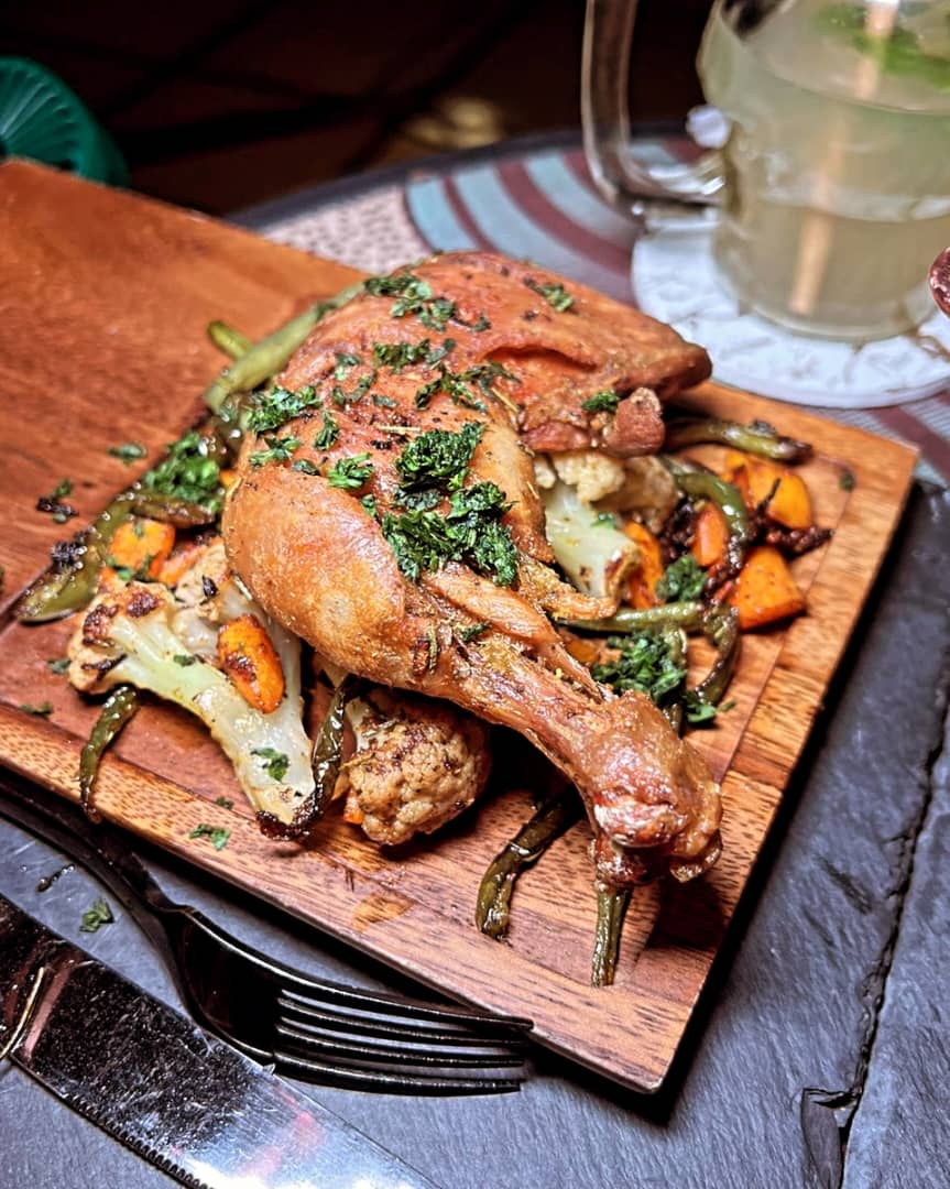 A refreshing beverage