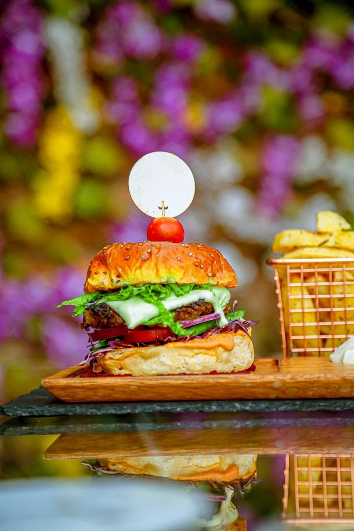 A well-presented meal